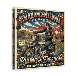 Freedom Motorcycle Canvas – Americana Art - Dipaliz - Prints