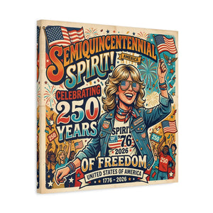 Years Canvas Art – 1776-2026 Patriotic Decor - Dipaliz - Prints