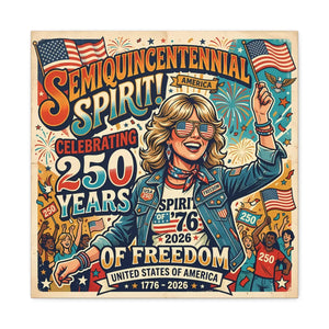 Years Canvas Art – 1776-2026 Patriotic Decor - Dipaliz - Prints