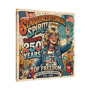 Years Canvas Art – 1776-2026 Patriotic Decor - Dipaliz - Prints