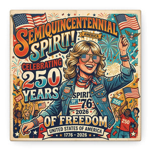 Years Canvas Art – 1776-2026 Patriotic Decor - Dipaliz - Prints