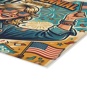 Usa Glass Cutting Board – 250 Years Patriotic - Dipaliz - Cutting Boards