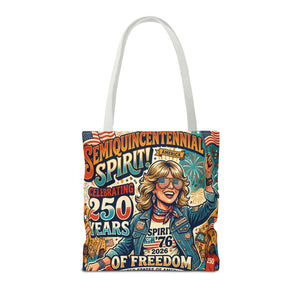 Semiquincentennial Spirit Tote Bag - Celebrating 250 Years of Freedom (1776–2026) - Bags