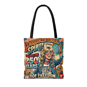 Semiquincentennial Spirit Tote Bag - Celebrating 250 Years of Freedom (1776–2026) - Bags