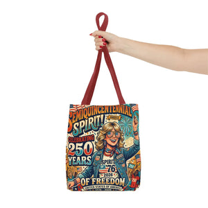 Semiquincentennial Spirit Tote Bag - Celebrating 250 Years of Freedom (1776–2026) - Bags
