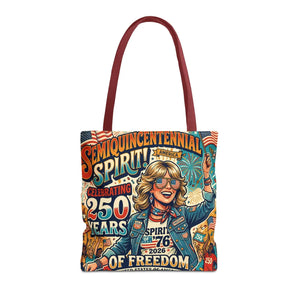 Semiquincentennial Spirit Tote Bag - Celebrating 250 Years of Freedom (1776–2026) - Bags