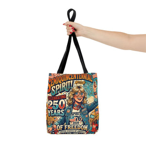 Semiquincentennial Spirit Tote Bag - Celebrating 250 Years of Freedom (1776–2026) - Bags