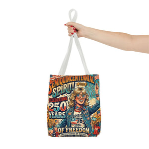 Semiquincentennial Spirit Tote Bag - Celebrating 250 Years of Freedom (1776–2026) - Bags