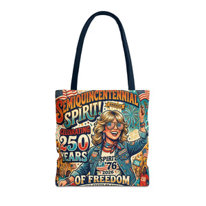 Semiquincentennial Spirit Tote Bag - Celebrating 250 Years of Freedom (1776–2026) - Bags