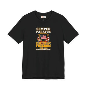 Semper Paratus 250 Years of Freedom T-shirt, Uscg Semiquincentennial Patriotic Tee - T-shirts - s