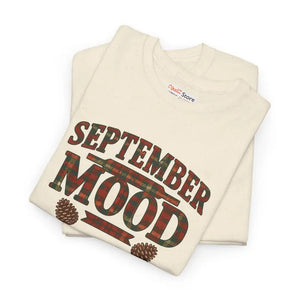 September Mood Tee - Cozy Fall All-day Comfort Top - Dipaliz - T-shirts