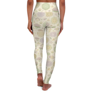 High Waisted Yoga Leggings - Mindful Workouts - Dipaliz