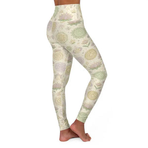 High Waisted Yoga Leggings - Comfort Fit Activewear - Dipaliz
