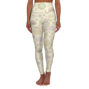 High Waisted Yoga Leggings - Comfort Fit Activewear - Dipaliz - Xs