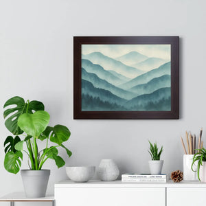 Serene Mountain Landscape – Tranquil Decor - Dipaliz - Prints