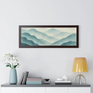 Serene Mountain Landscape Art Print - Tranquil Home Decoration - Dipaliz - Prints