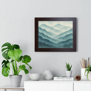 Serene Mountain Landscape Art Print - Tranquil Home Decoration - Dipaliz - Prints