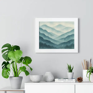 Serene Mountain Landscape Art Print - Tranquil Home Decoration - Dipaliz - Prints