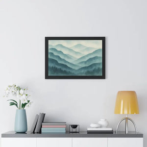 Serene Mountain Landscape Art Print - Tranquil Home Decoration - Dipaliz - Prints