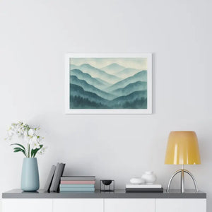 Serene Mountain Landscape Art Print - Tranquil Home Decoration - Dipaliz - Prints