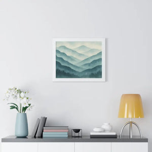 Serene Mountain Landscape Art Print - Tranquil Home Decoration - Dipaliz - Prints