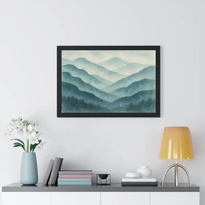 Serene Mountain Landscape Art Print - Tranquil Home Decoration - Dipaliz - Prints