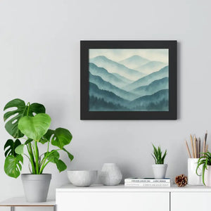 Serene Mountain Landscape Art Print - Tranquil Home Decoration - Dipaliz - Prints