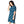 Blue T-shirt Dress – Comfortable Oversize Fit - Dipaliz - Dresses - Xs