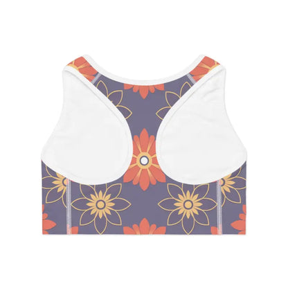 Revamp your Workout with the Geometrical Floral Sports Bra - Bras