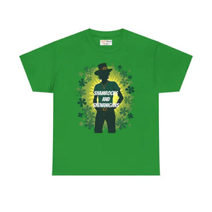 Patricks Unisex Heavy Cotton Tee - Leprechaun Style - Dipaliz - T-shirts