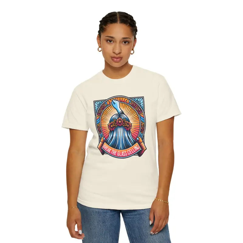 Shatter Limits in Comfort Colors Break the Glass Ceiling Tee - T-shirt