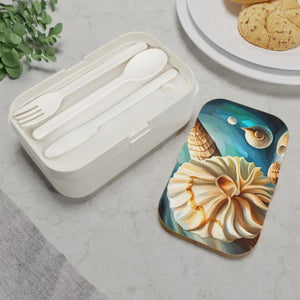 Sea Shells Pla Bento Box - Eco Lunch Set - Dipaliz - one Size - Sets