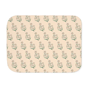 Daisy Flowers Sherpa Blanket Two Colors - 60’’ × 80’’ / Grey - Blankets