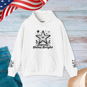 Starfish Unisex Heavy Blend Hooded Sweatshirt - Cloud Soft - Dipaliz - White / s - Hoodie