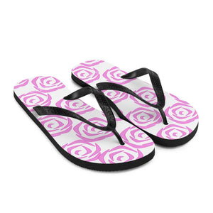 Stretchy Slip Resistant Flip Flops with Floral Design - Dipaliz - Slippers