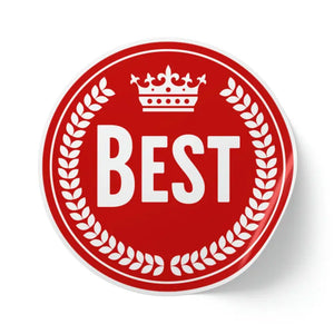 Paper Products - Round Sticker Label Rolls - Bold Vibrant Durable - Dipaliz 2’’ × / 50 Pcs / Glossy