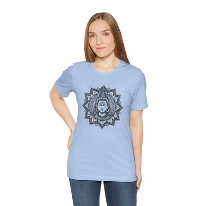 Ultimate Comfort Shiva Meditation Unisex Jersey Tee - Baby Blue / s T-shirt