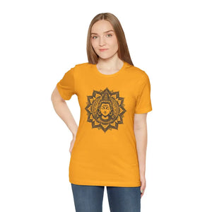 Shiva Meditation Unisex Jersey Short Sleeve Tee - Dipaliz - Gold / s - T-shirts