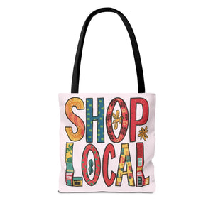 Chic Aop Tote Bag - Vibrant All Over Print Fashion - Dipaliz - Shopping Totes