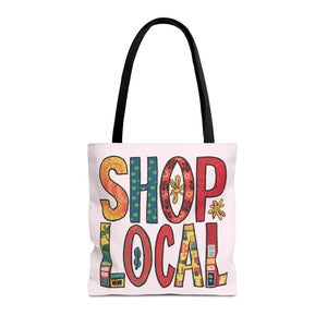 Chic Aop Tote Bag - Vibrant All Over Print Fashion - Dipaliz - Shopping Totes