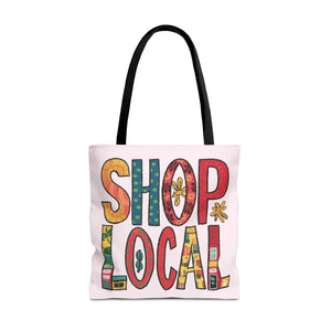 Chic Aop Tote Bag - Vibrant All Over Print Fashion - Dipaliz - Shopping Totes