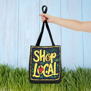 Aop Tote Bag - Bold Style Meets Function - Dipaliz - 13’’ × / Black - Bags