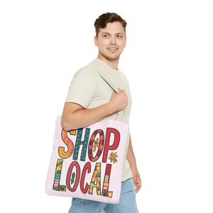 Aop Tote Bag - Versatile Chic Everyday Style - Dipaliz - Shopping Totes