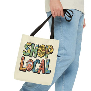 Tote Bag Shop Local Shopping Style Dipaliz Fashion Essential - Totes