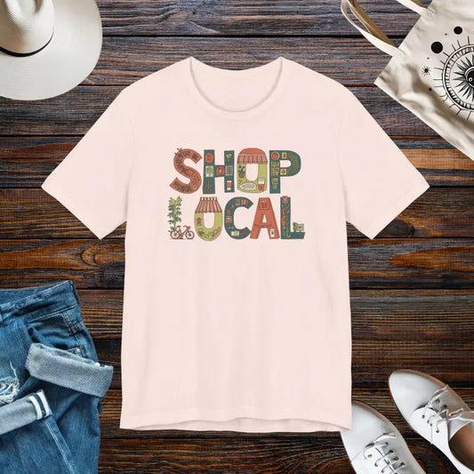 Shop Local Unisex Jersey Short Sleeve Tee: your New Favorite - Soft Pink / Xs T-shirt