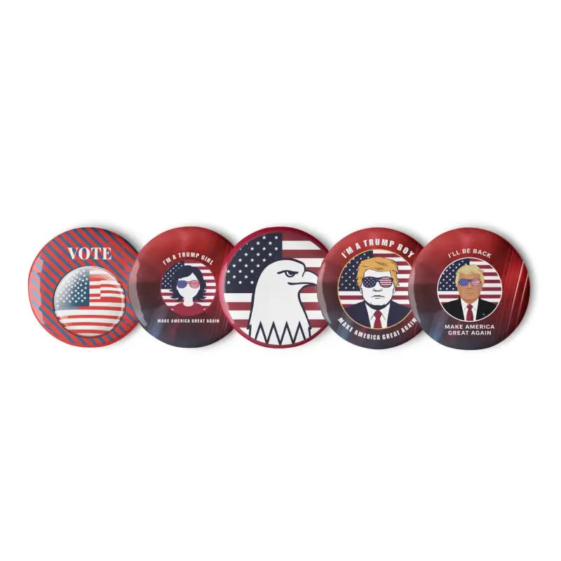 Show your Spirit with Premium Trump Pin Button Collection - 1.25″ Accessories