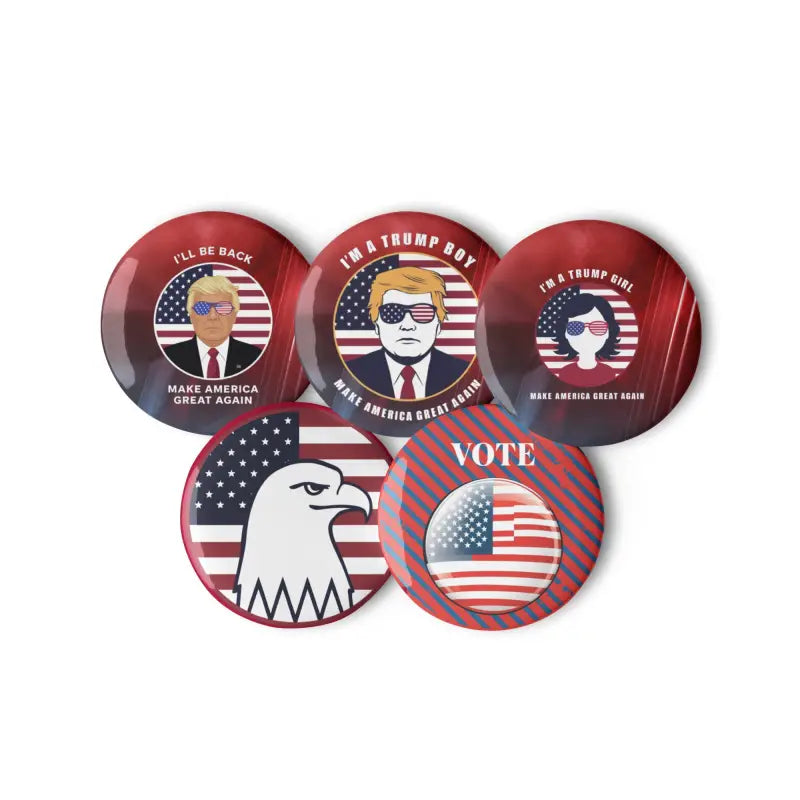 Show your Spirit with Premium Trump Pin Button Collection - Accessories