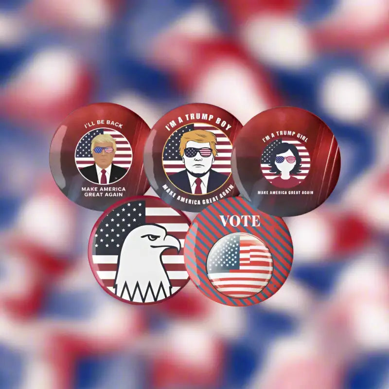 Show your Spirit with Premium Trump Pin Button Collection - Accessories