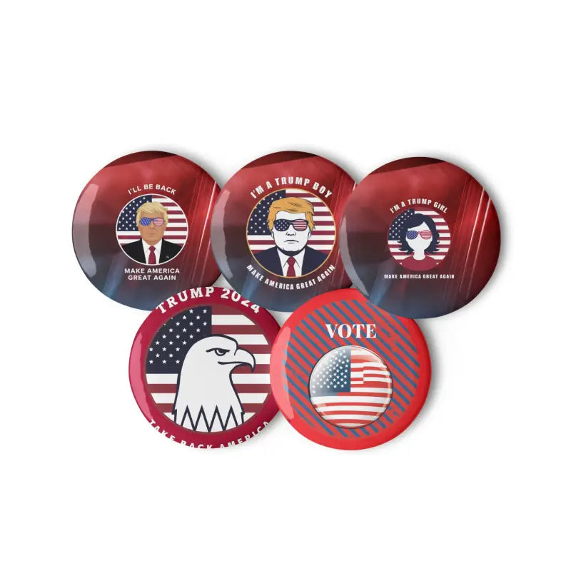 Show your Spirit with Premium Trump Pin Button Collection - Accessories