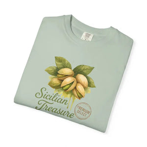 Sicilian Treasure Botanical Unisex Garment-dyed Print Shirt - Dipaliz - T-shirts